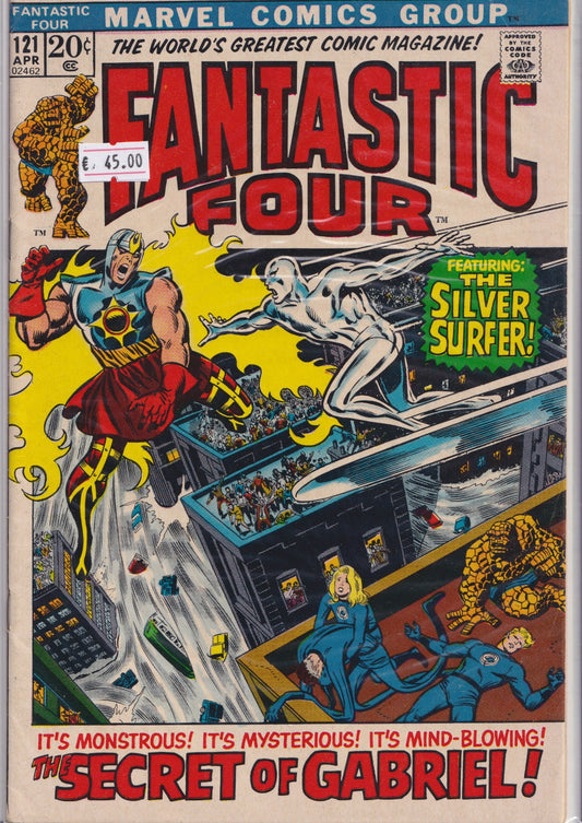 Fantastic Four #121 (1972) Silver Surfer Vf - French Comics Lovers