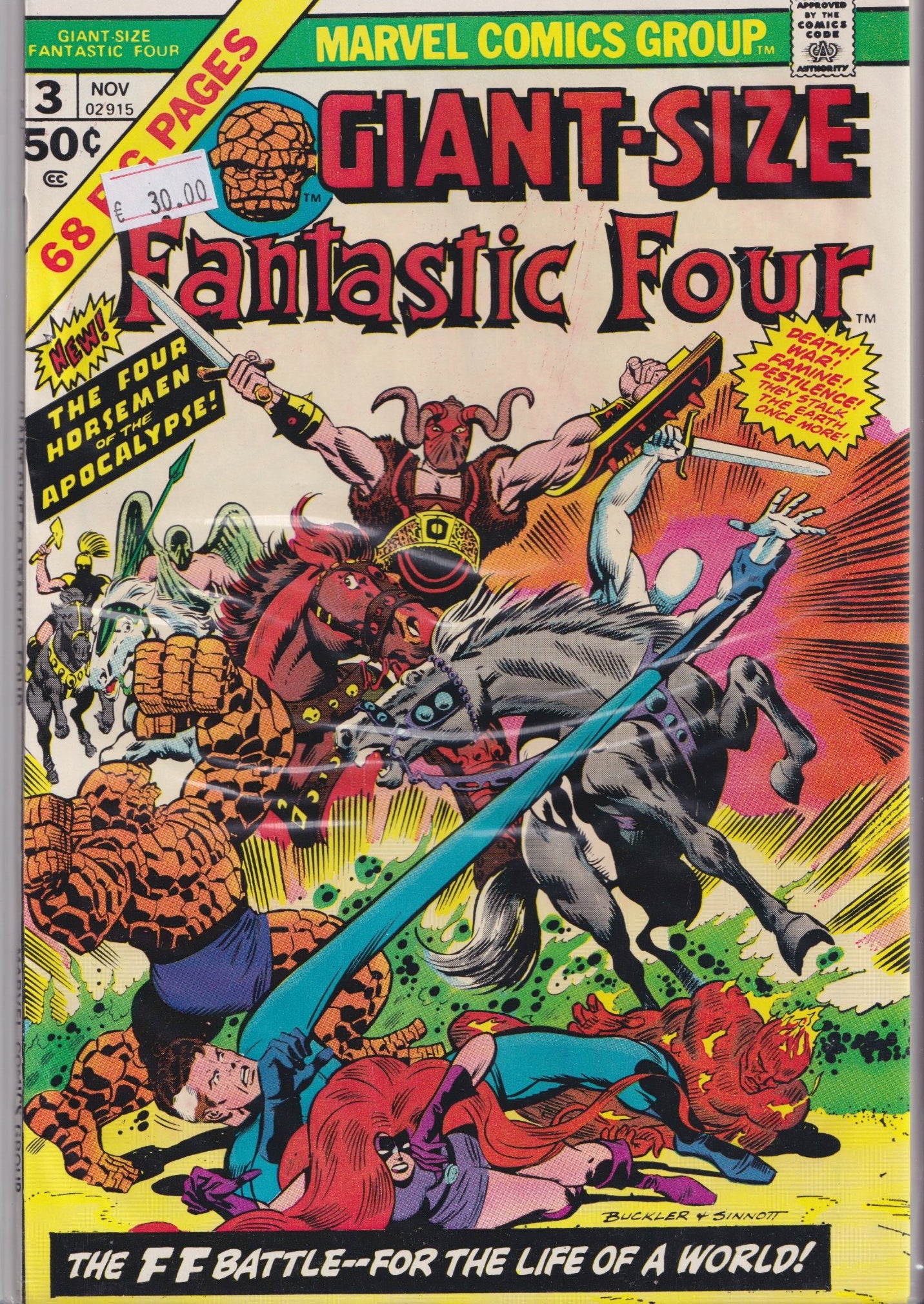 Giant-Size Fantastic Four #3 (1974) F+ - French Comics Lovers