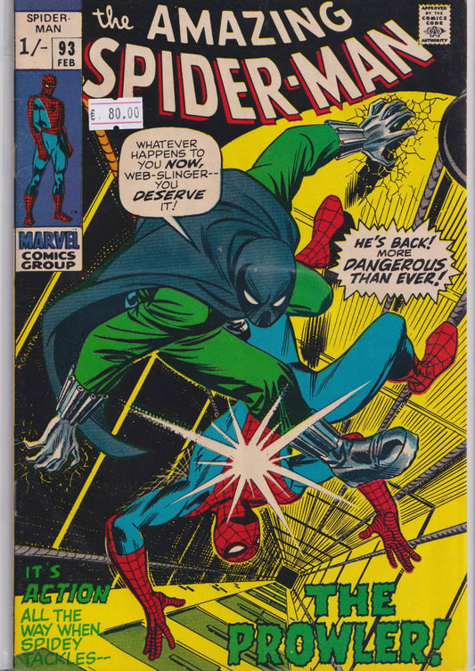 Amazing Spider-Man #093 Prowler VF - French Comics Lovers