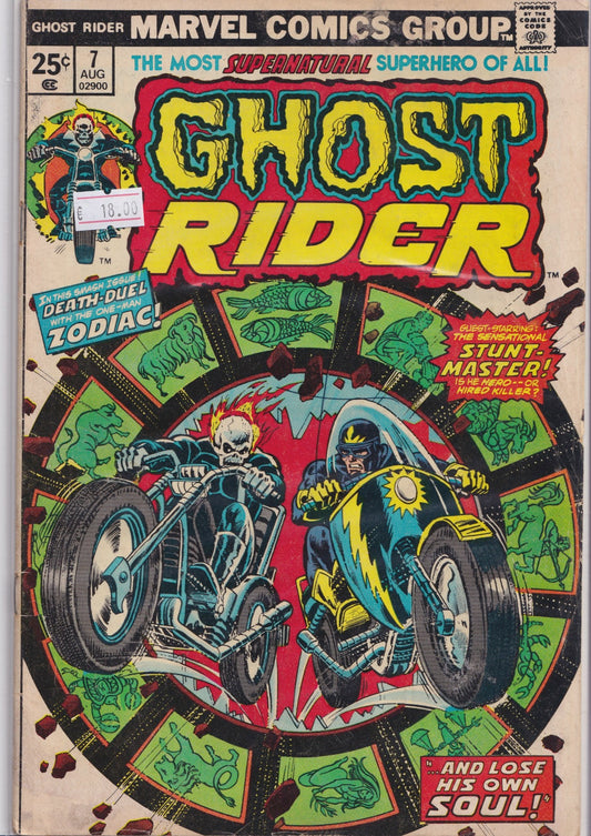 Ghost Rider #7 (1974) VG+ - French Comics Lovers