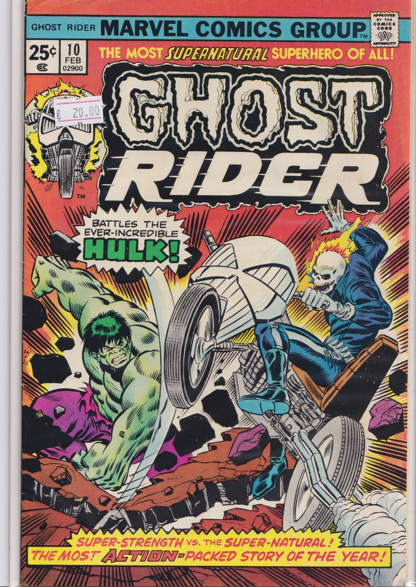 Ghost Rider #10 (1975) F+ - French Comics Lovers