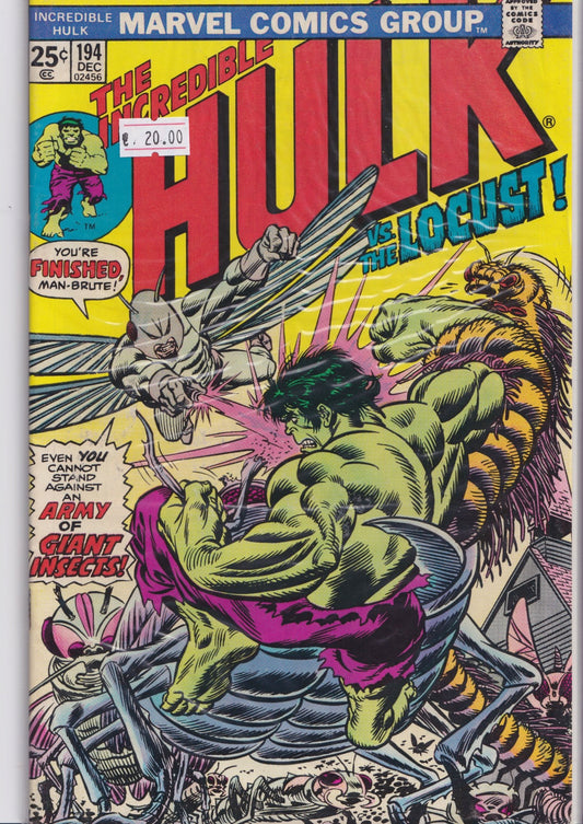 Hulk #194 (1975) Fine + - French Comics Lovers