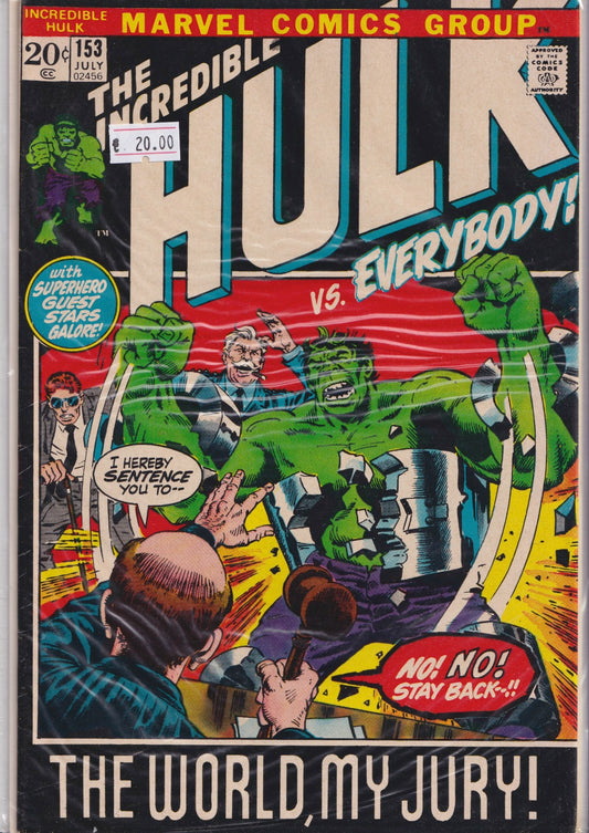 Hulk #153 (1972) Fine+ - French Comics Lovers