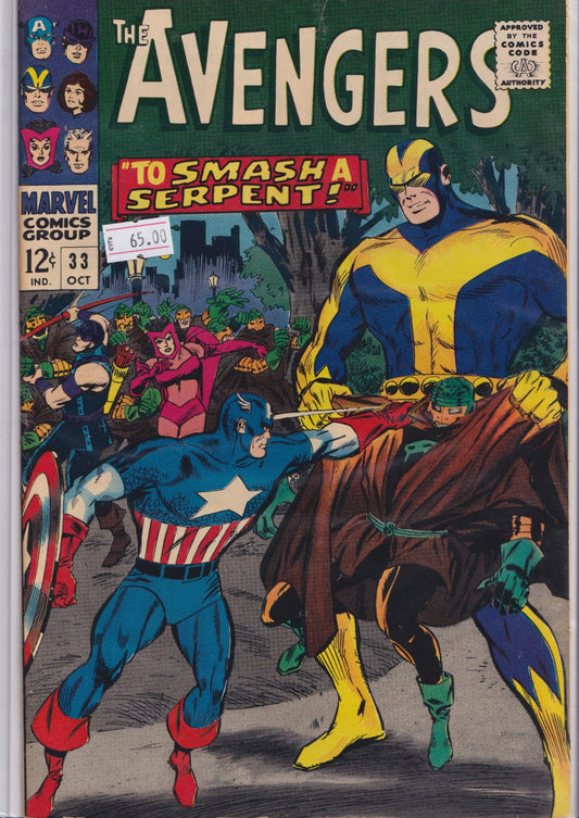 Avengers #33 (1966) VF - French Comics Lovers