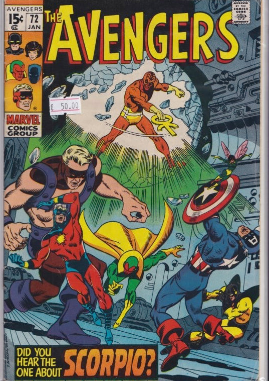 Avengers #72 (1970) VF - French Comics Lovers