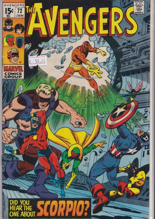 Avengers #72 (1970) VF - French Comics Lovers