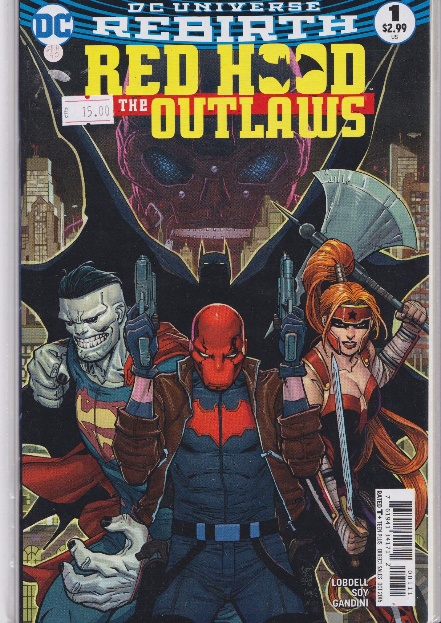 Red Hood and the Outlaws #1 (2016) Very Fine