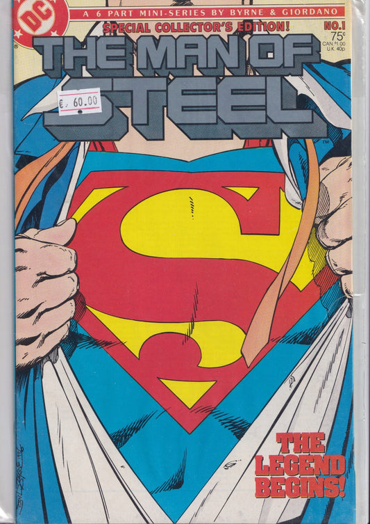 Man of Steel #1-6 + variant Full set (1986) VF - French Comics Lovers