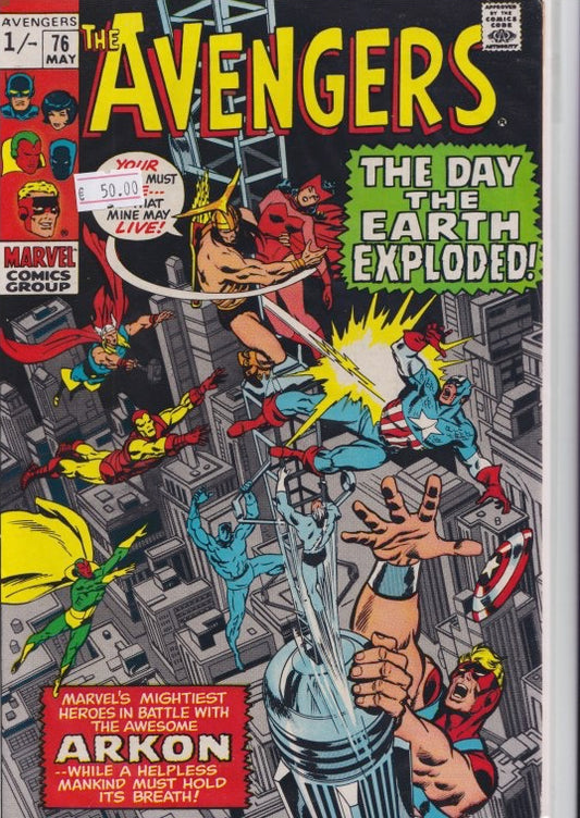 Avengers #76 (1970) VF - French Comics Lovers
