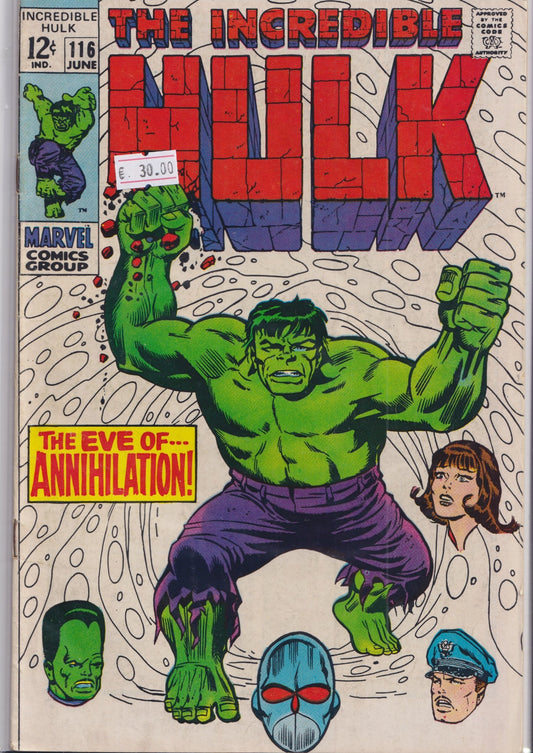 Hulk #116(1969) Fine - French Comics Lovers