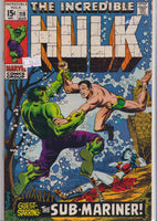 Hulk #118 (1969) vs Sub-Mariner Fine - French Comics Lovers