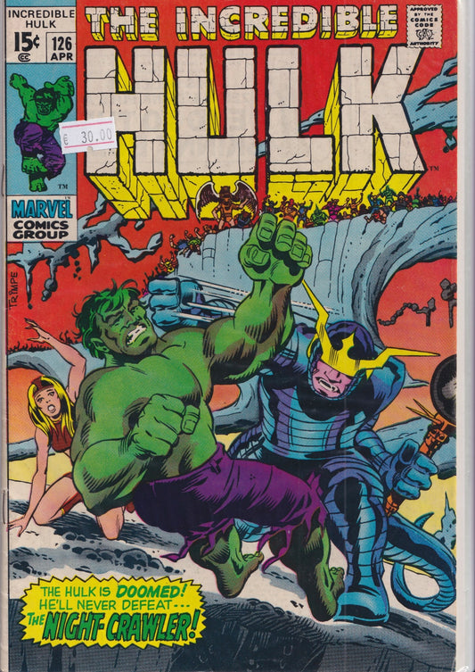Hulk #126 (1969) Fine - French Comics Lovers