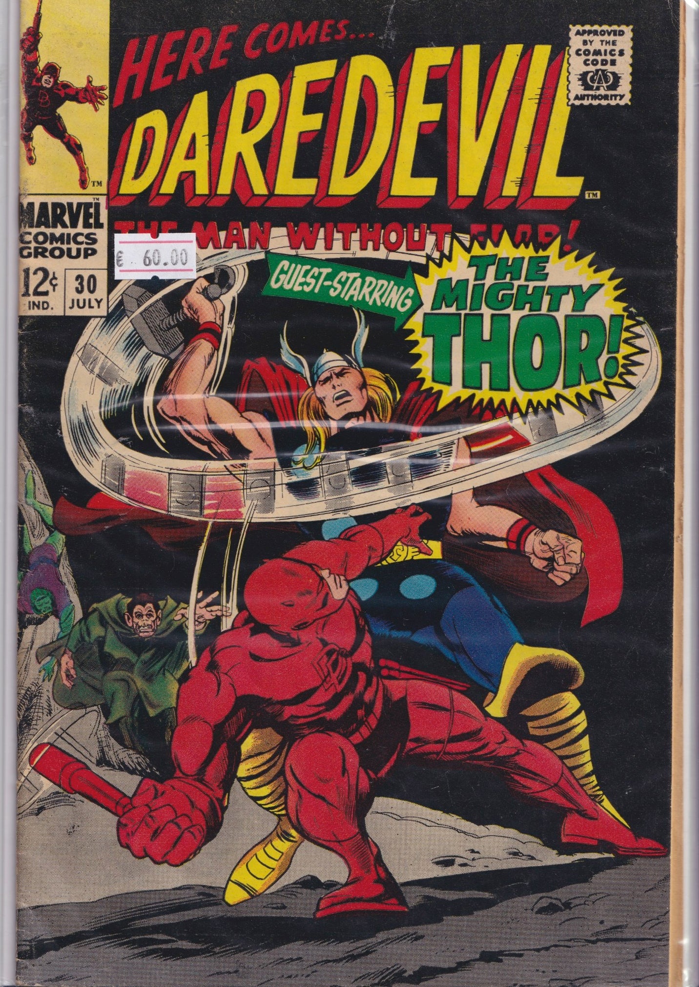 Daredevil #30 (1967) Thor fine - French Comics Lovers