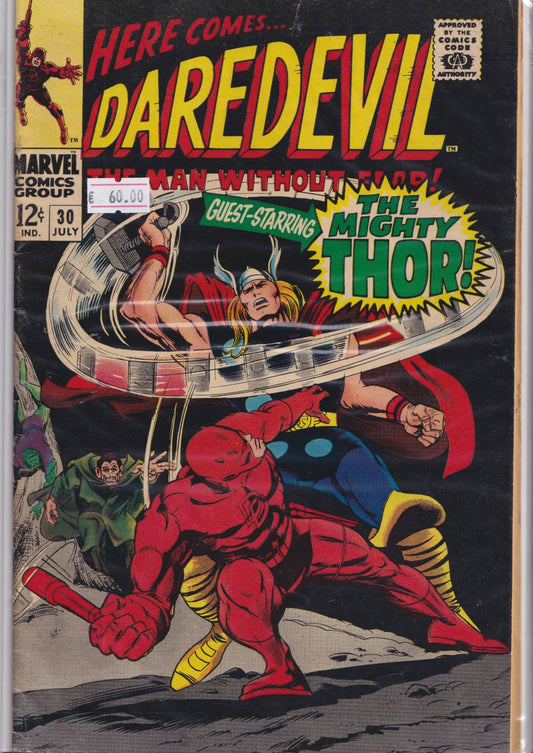 Daredevil #30 (1967) Thor fine - French Comics Lovers