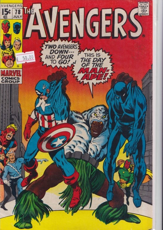 Avengers #78 (1970) VF - French Comics Lovers