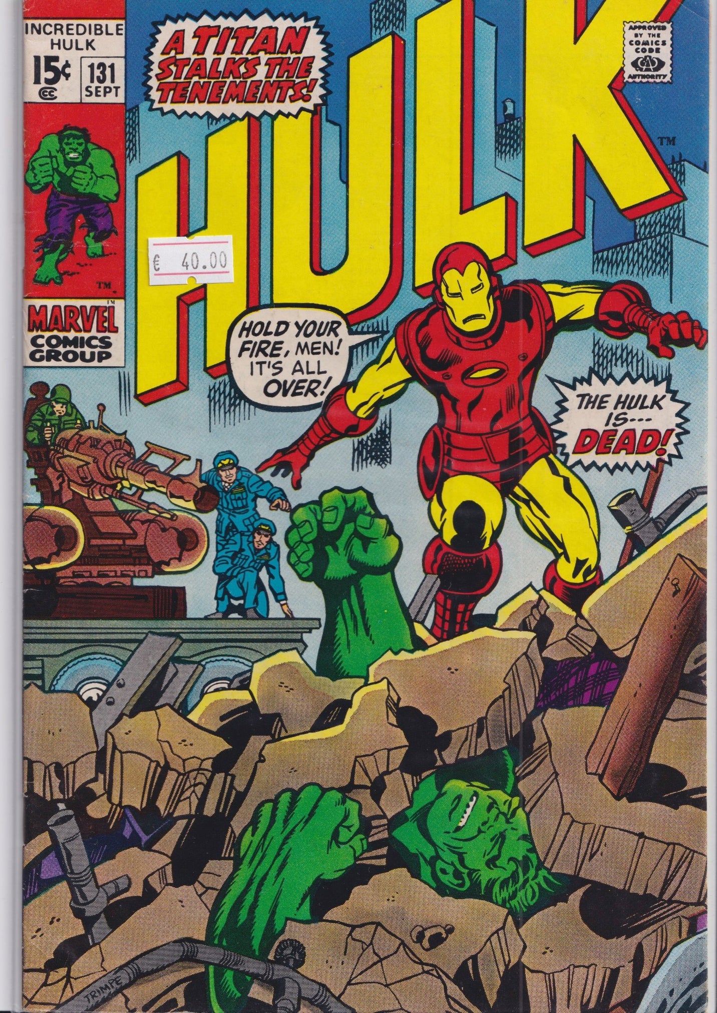 Hulk #131 (1970) VF - French Comics Lovers