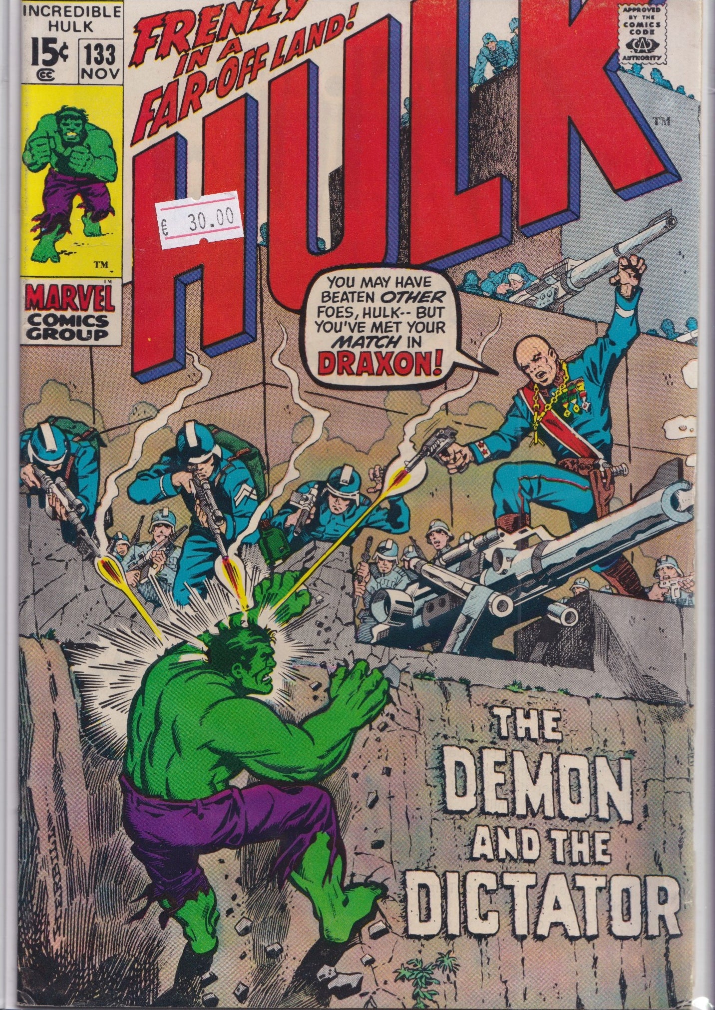 Hulk #133 (1970) VF - French Comics Lovers