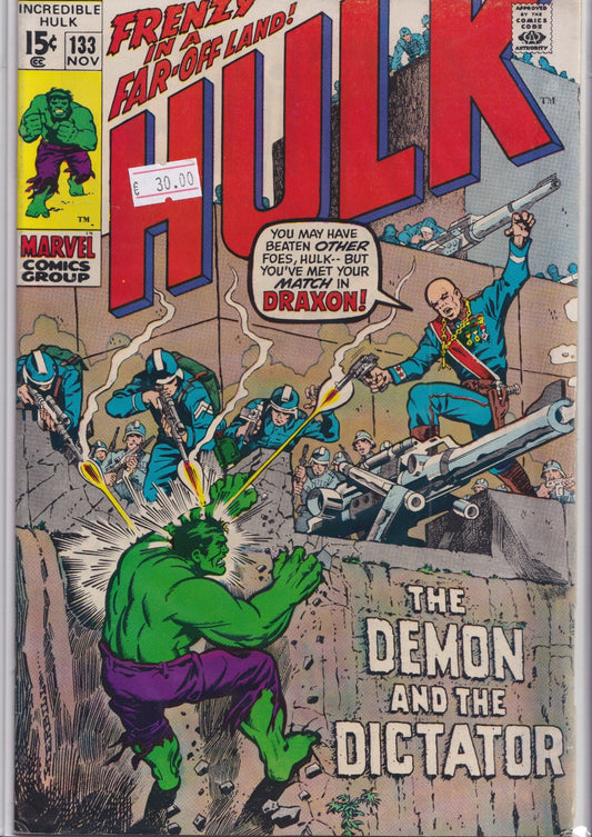Hulk #133 (1970) VF - French Comics Lovers