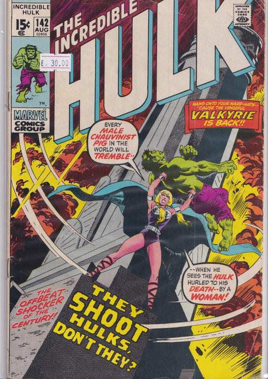 Hulk #142 (1971) Valkyrie F- - French Comics Lovers