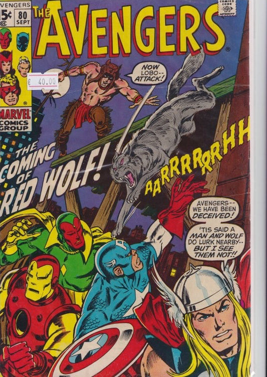 Avengers #80 (1971) Fine - French Comics Lovers