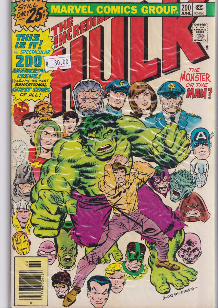 Hulk #200 (1976) Anniversary Fine + - French Comics Lovers