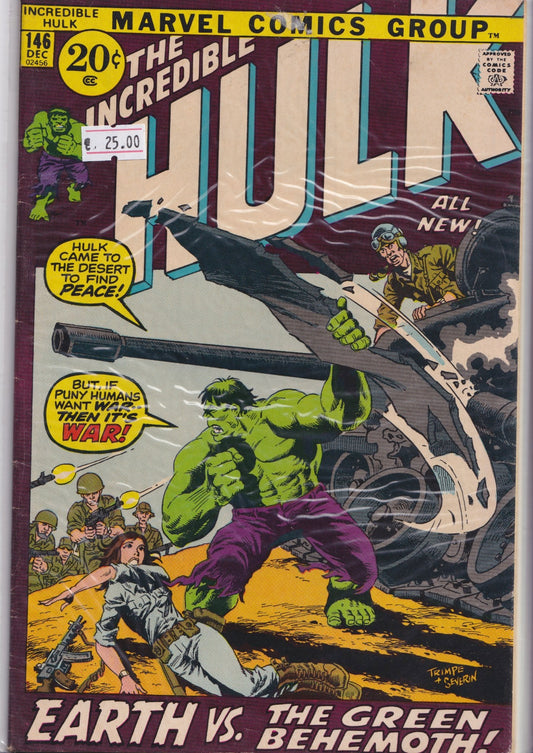 Hulk #146 (1972) F- - French Comics Lovers
