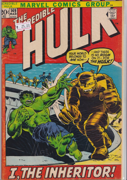 Hulk #149 (1972) Fine - French Comics Lovers