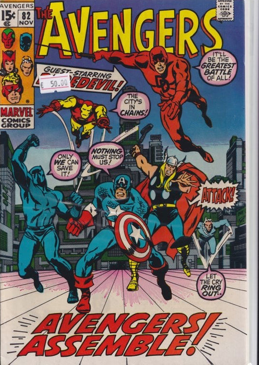 Avengers #82 (1971) Vf - French Comics Lovers