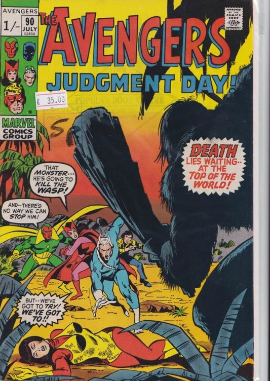 Avengers #90 (1971) F- - French Comics Lovers