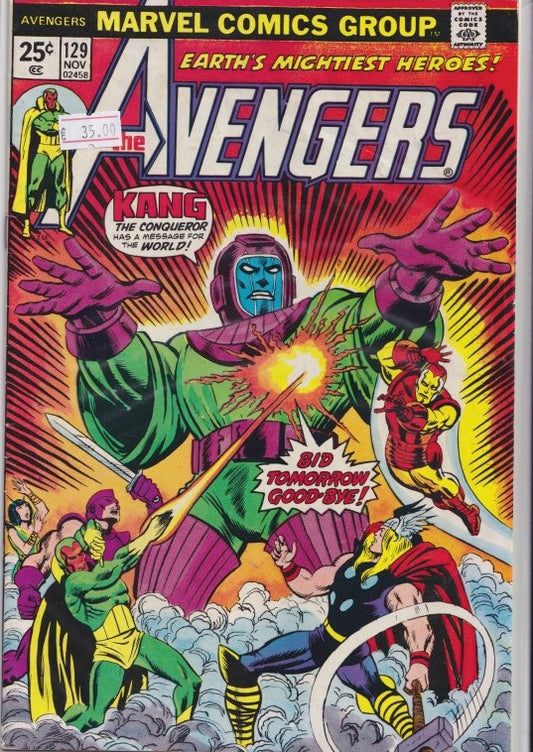 Avengers #129 (1974) Kang F+ - French Comics Lovers