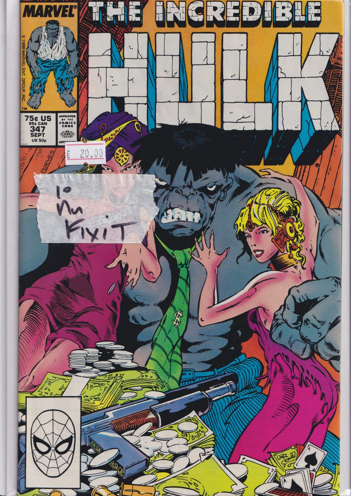 Hulk #347 (1988) 1° Mr Fixit VF - French Comics Lovers