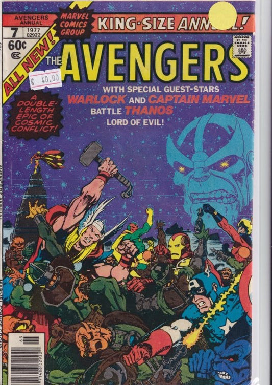 Avengers Annual #7 Thanos! F+ - French Comics Lovers