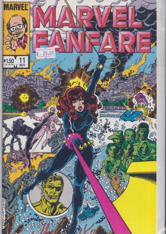 Marvel Fanfare #11 Black Widow VF - French Comics Lovers