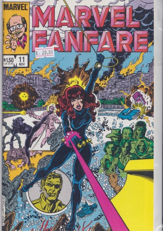 Marvel Fanfare #11 Black Widow VF - French Comics Lovers