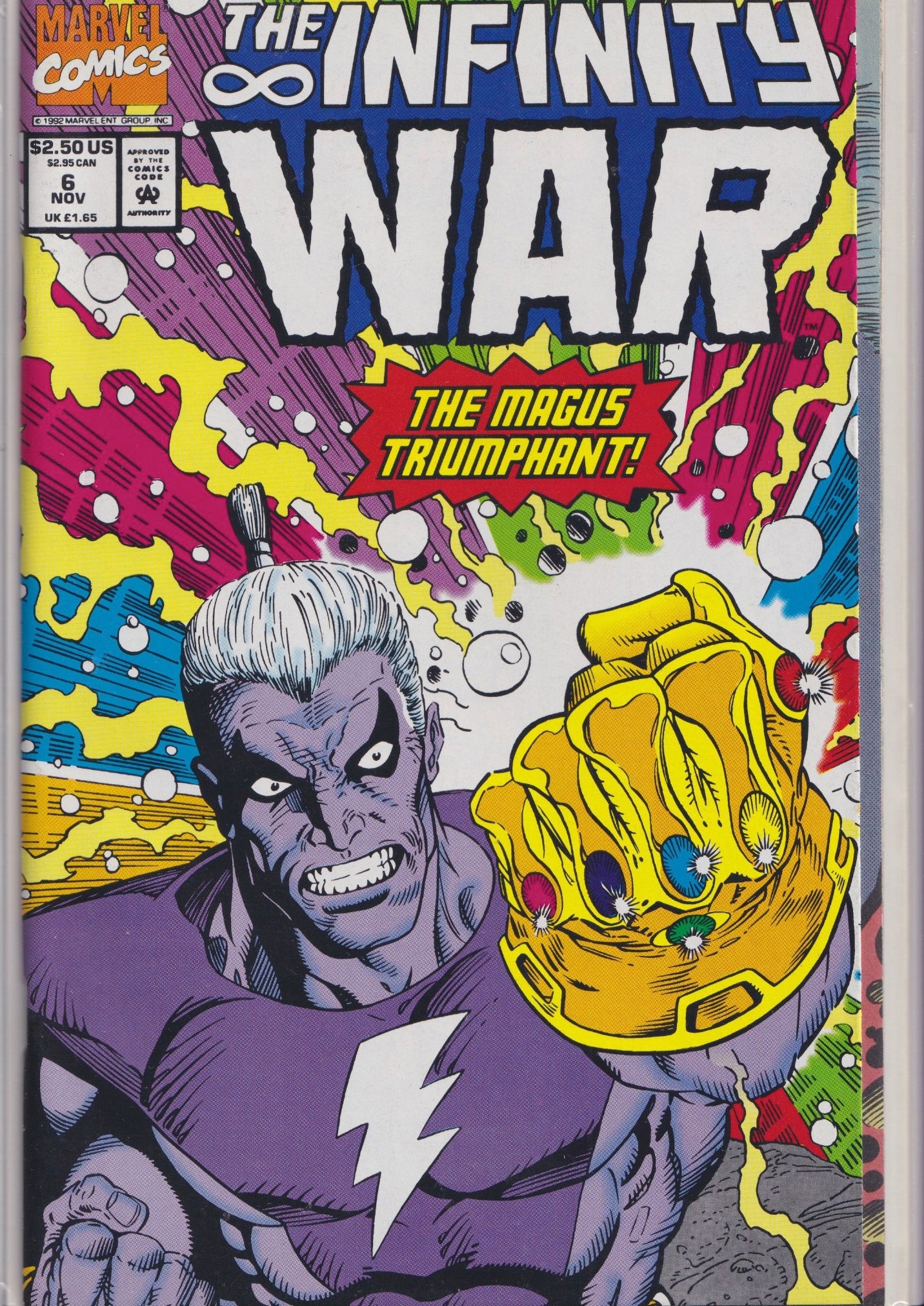 Infinity War #1-6 (1992) Full set  Thanos VF