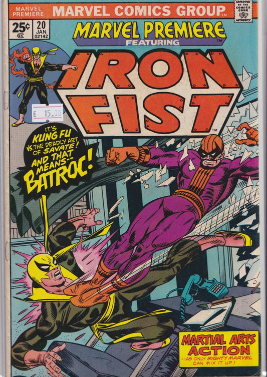 Marvel Premiere #20 (1975) Iron Fist F- - French Comics Lovers