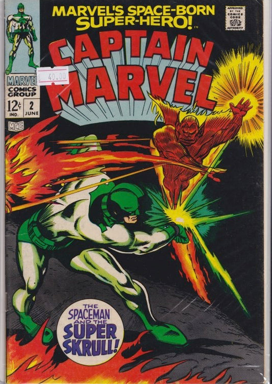 Captain Marvel #2 (1968) VF - French Comics Lovers