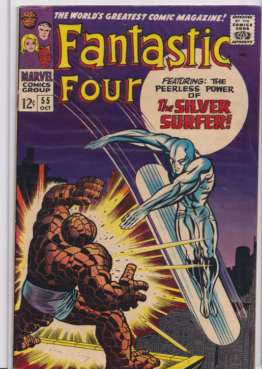 Fantastic Four #55 (1966) Silver Surfer! Fine