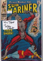 Sub-Mariner #5 (1968) 1°Tiger Shark VF - French Comics Lovers