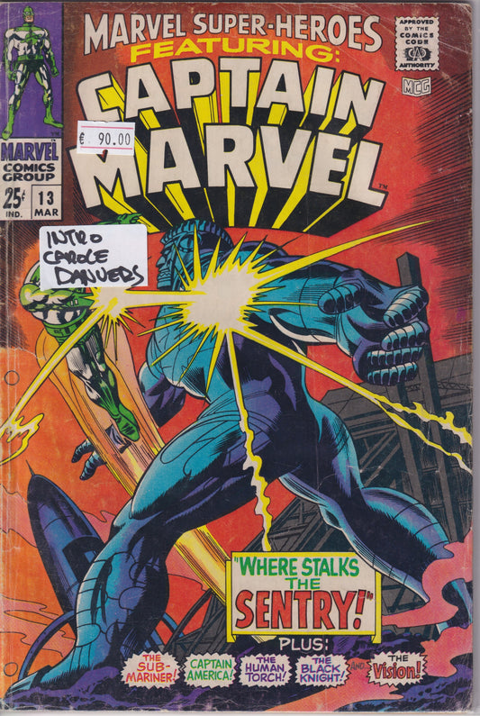 Marvel Super-Heroes #13 (1968) Vg - French Comics Lovers