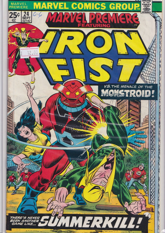 Marvel Premiere #24 (1975) Iron Fist F- - French Comics Lovers