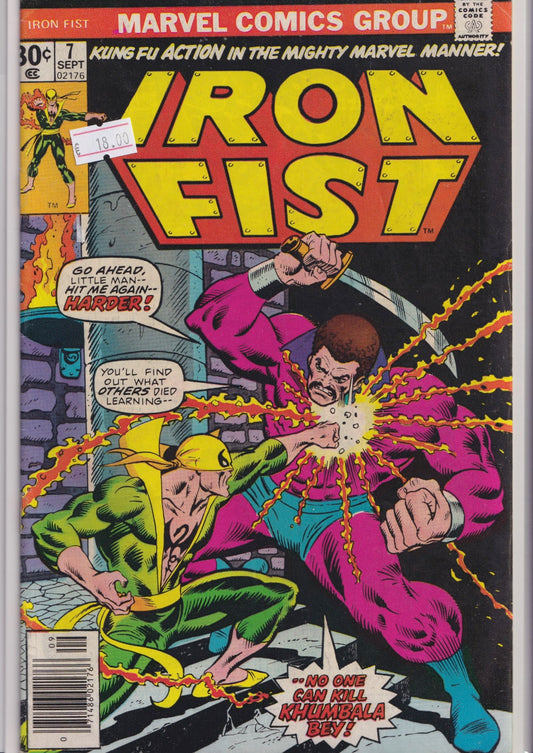 Iron fist #7 (1976) Fine Byrne art - French Comics Lovers