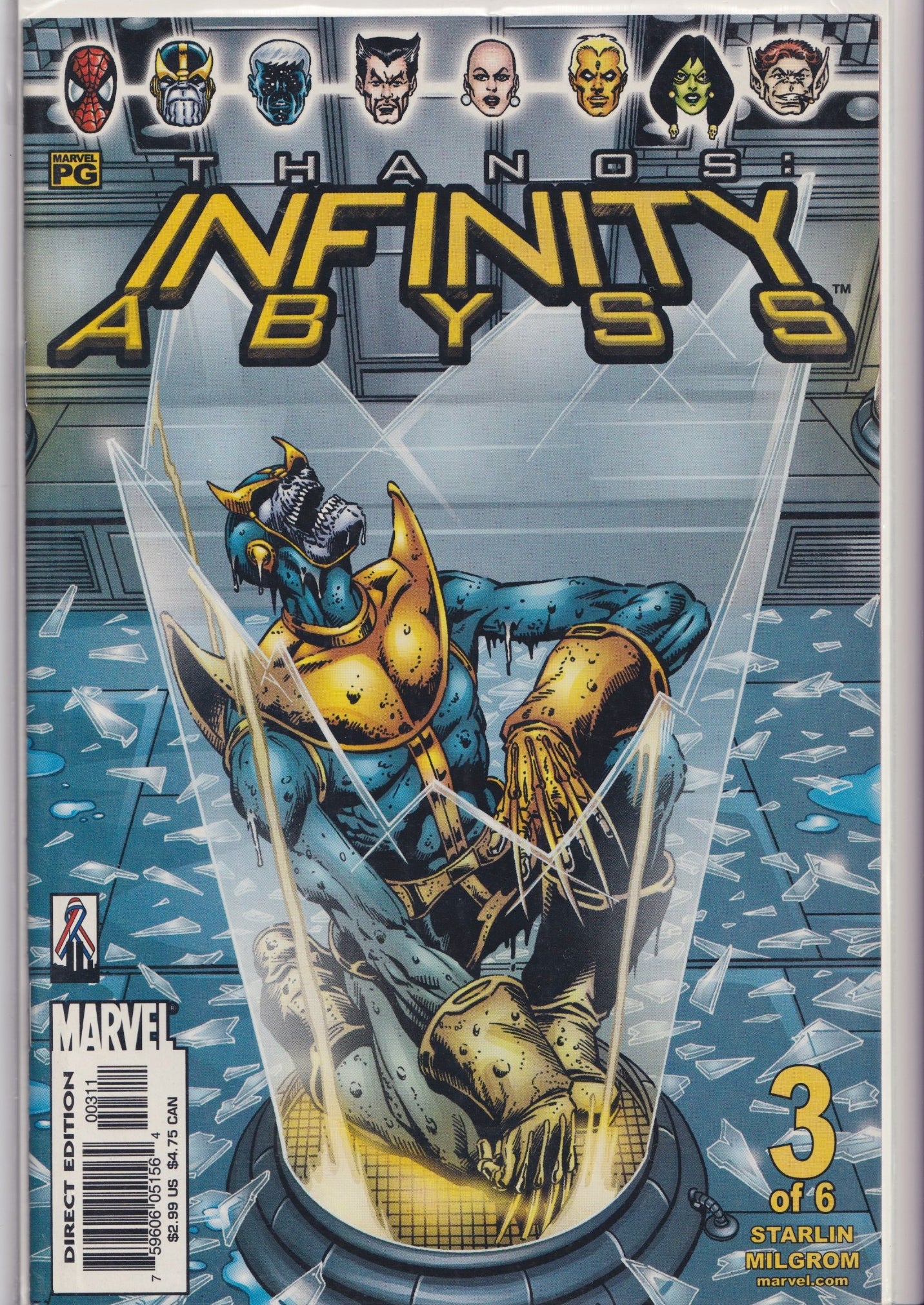 Infinity Abyss #1-6 (2002) Full set  Thanos VF