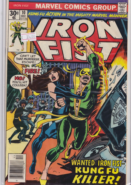 Iron fist #10 (1976) Fine 1° Daughters of Dragon - French Comics Lovers