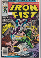 Iron fist #13 (1977) Fine - French Comics Lovers