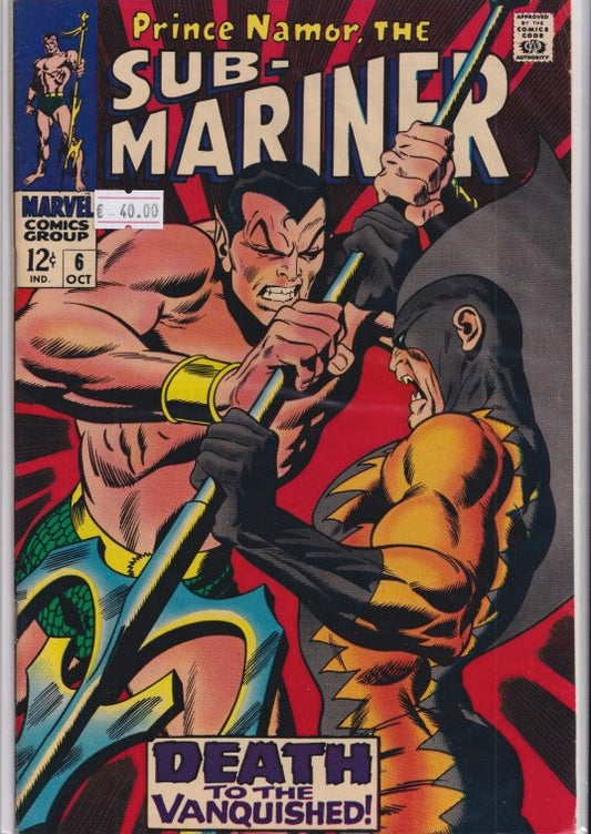 Sub-Mariner #6 (1968) VF - French Comics Lovers