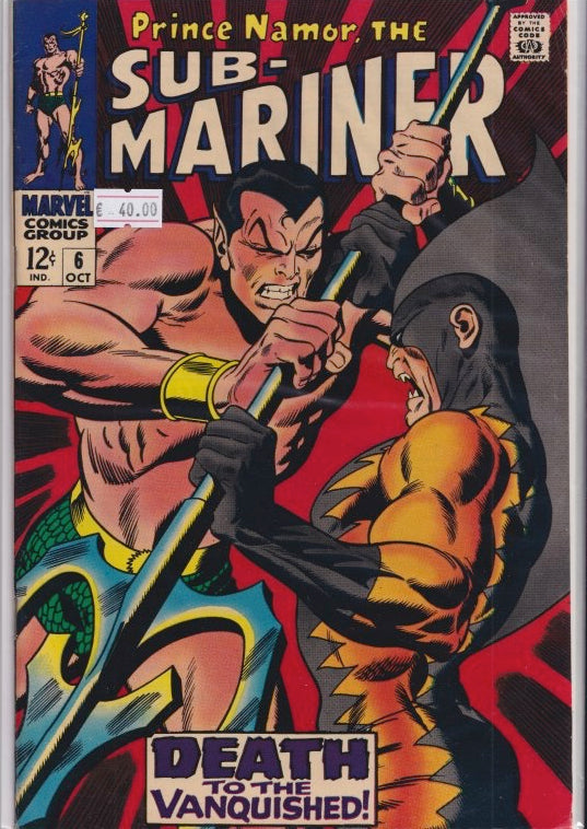 Sub-Mariner #6 (1968) VF - French Comics Lovers