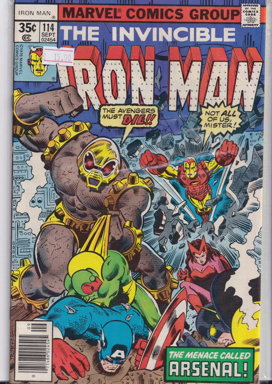 Iron Man #114 (1978) Avengers Fine+ - French Comics Lovers