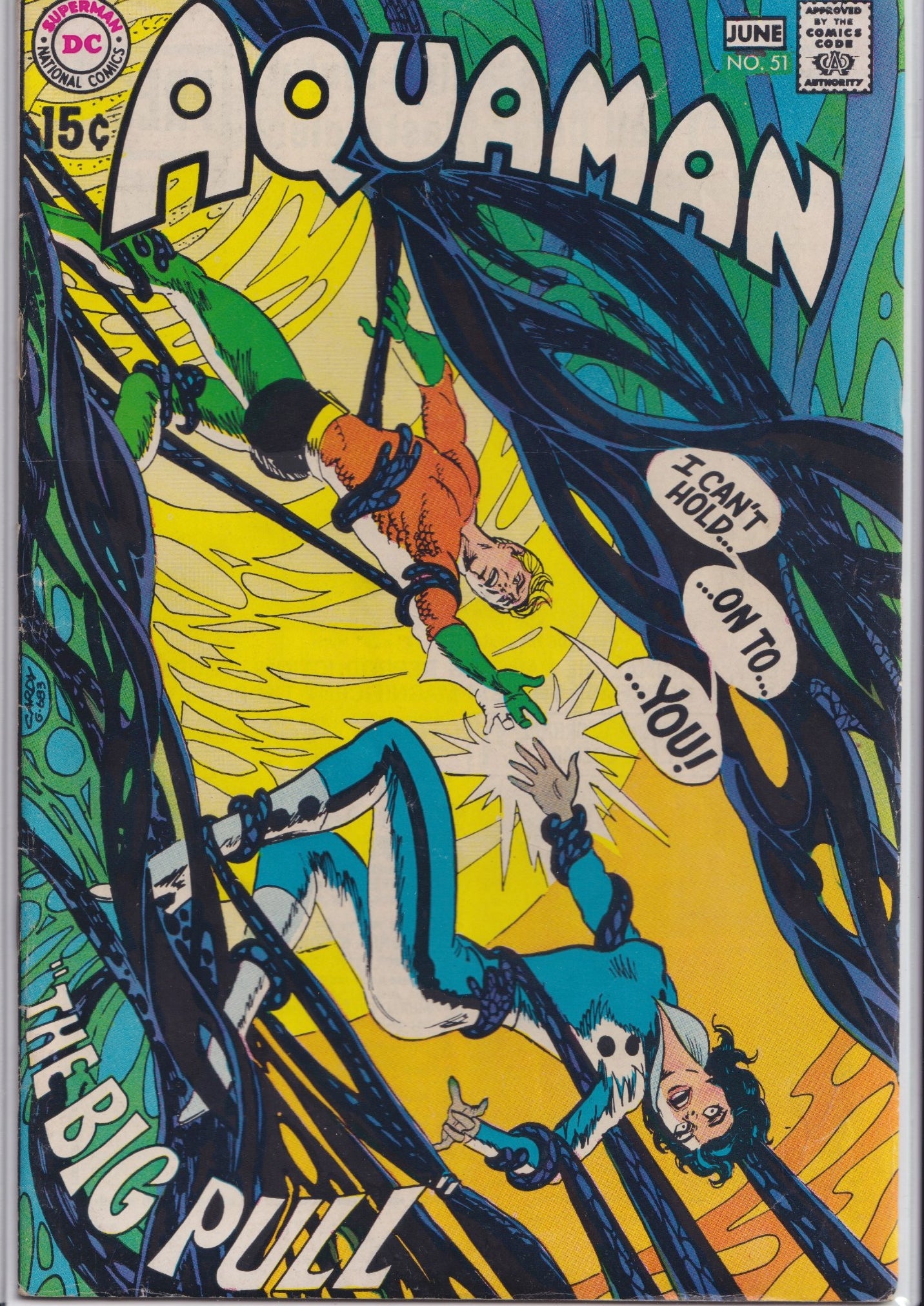 Aquaman #51 (1970) Neal's Adams Deadman Fine+
