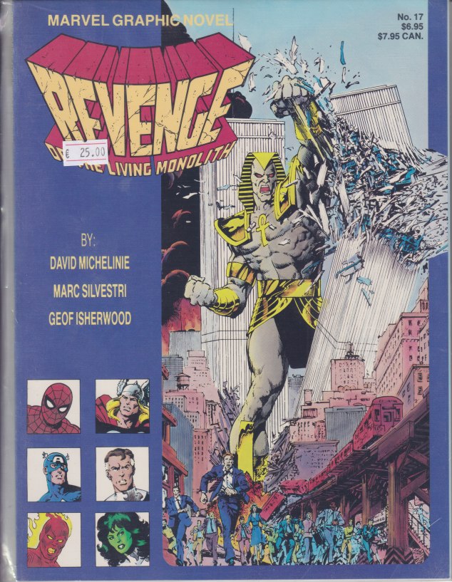 Revenge of the Living Monolith Marvel Graphic Novel VF - French Comics Lovers